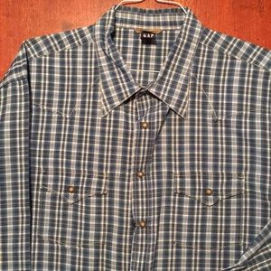 Men’s Western-style Pearl snap Shirt